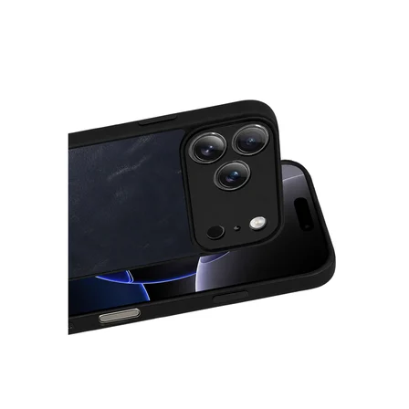 iPhone 17 Pro Aras Deri Kapak - Lacivert