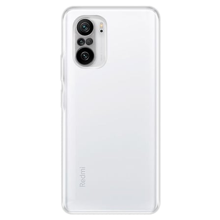 Poco F3 Kılıf Deluxe 2mm Şeffaf Silikon - Şeffaf