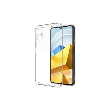Poco M5 Kılıf Lüx Şeffaf Silikon