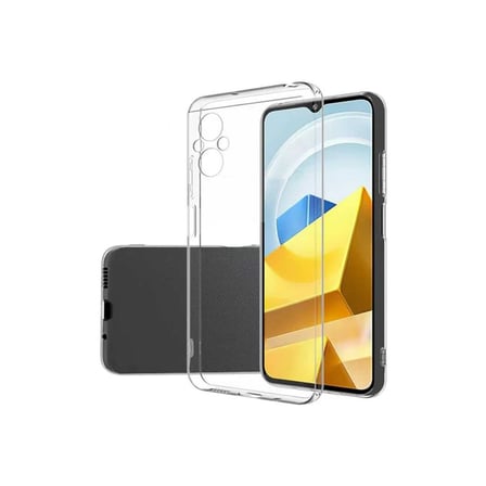 Poco M5 Kılıf Lüx Şeffaf Silikon