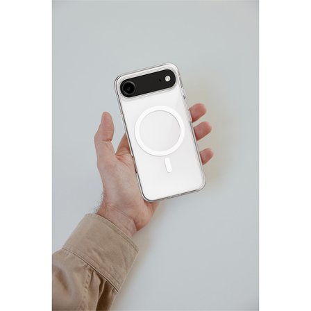 iPhone 17 Air Kılıf Magneticsafe Şeffaf Silikon - Şeffaf