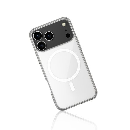 iPhone 17 Pro Max Kılıf Magneticsafe Şeffaf Silikon - Şeffaf
