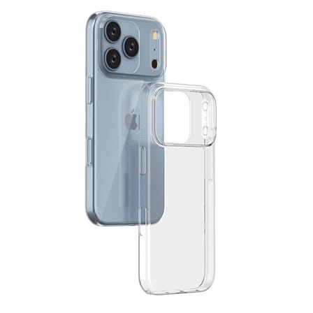 iPhone 17 Pro Lüx Şeffaf Silikon - Şeffaf