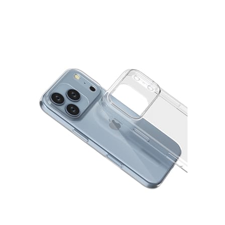 iPhone 17 Pro Lüx Şeffaf Silikon - Şeffaf