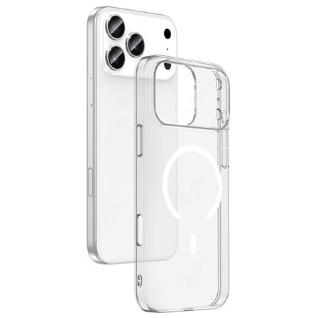 iPhone 17 Pro Combo Sert Şeffaf Magsafe Kapak - Şeffaf