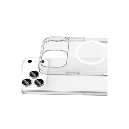 iPhone 17 Pro Combo Sert Şeffaf Magsafe Kapak - Şeffaf