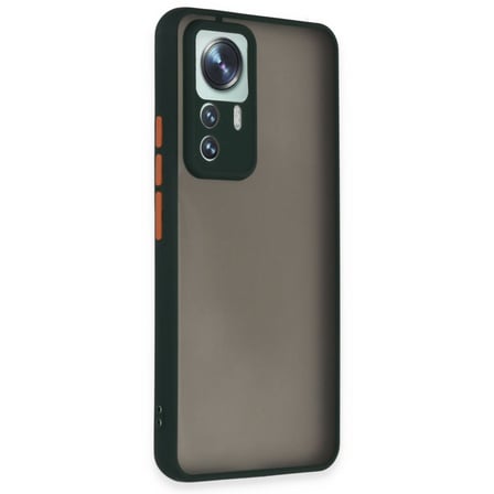 Mi 12T Pro Kılıf Montreal Silikon Kapak - Yeşil