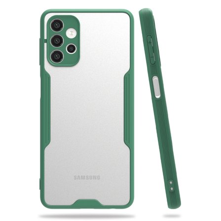 Galaxy A72 Kılıf Platin Silikon - Yeşil