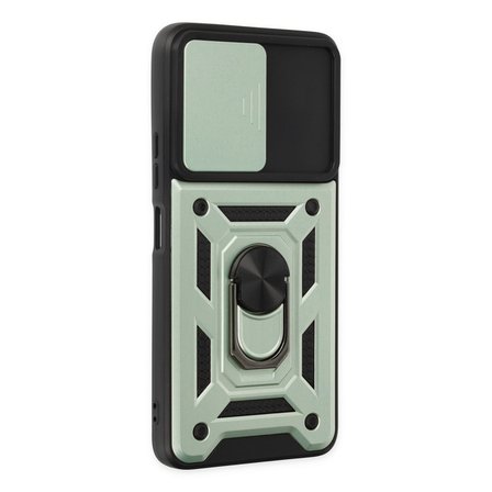 Poco X3 GT Kılıf Pars Lens Yüzüklü Silikon - Yeşil
