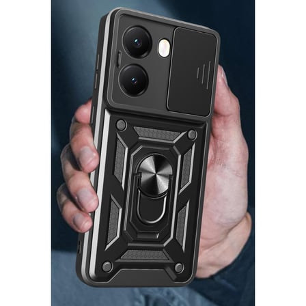 Poco X7 Pro Kılıf Pars Lens Yüzüklü Silikon - Yeşil