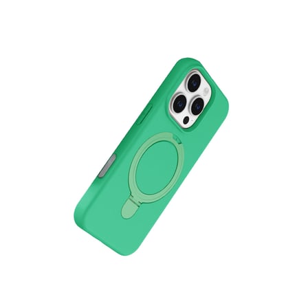 iPhone 16 Pro Max Regal Magsafe Standlı Kapak - Yeşil