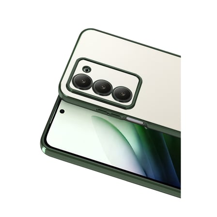 Redmi 15 4G Razer Lensli Silikon - Yeşil