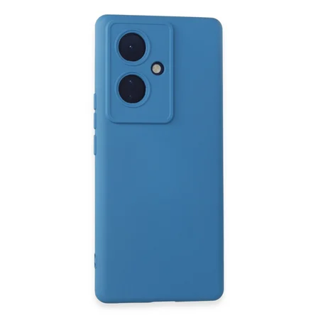 V29 Lite Kılıf Nano içi Kadife Silikon - Mavi