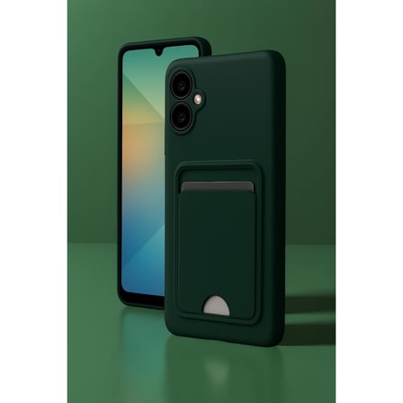 Galaxy A06 Kılıf Kelvin Kartvizitli Silikon - Mavi