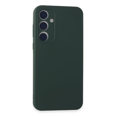 Galaxy A35 5G Kılıf First Silikon - Koyu Yeşil