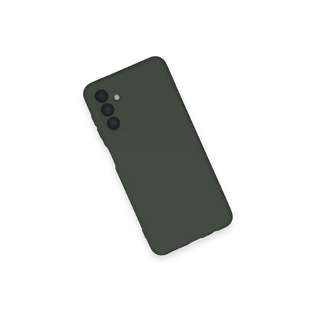 Galaxy A14 4G Kılıf Nano içi Kadife Silikon - Koyu Yeşil