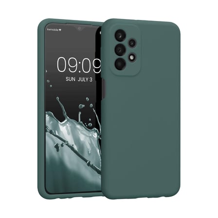 Galaxy A23 4G Kılıf First Silikon - Koyu Yeşil
