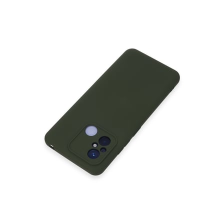 Redmi 12C Kılıf Nano içi Kadife Silikon - Koyu Yeşil
