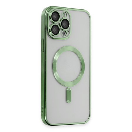 iPhone 15 Pro Kılıf Kross Magneticsafe Kapak - Koyu Yeşil