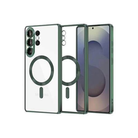 Galaxy S26 Ultra Kross Magneticsafe Kapak - Koyu Yeşil