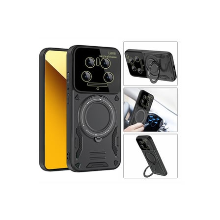 Mi 14 Ultra Kılıf Joy Lens Standlı Kapak - Mor