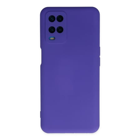 A54 4G Kılıf Nano içi Kadife Silikon - Mor