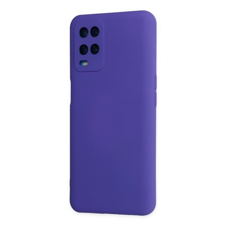 A54 4G Kılıf Nano içi Kadife Silikon - Mor