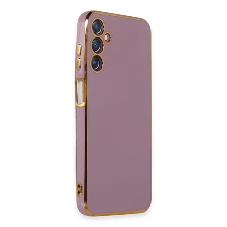 Galaxy M14 5G Kılıf Volet Silikon - Mor