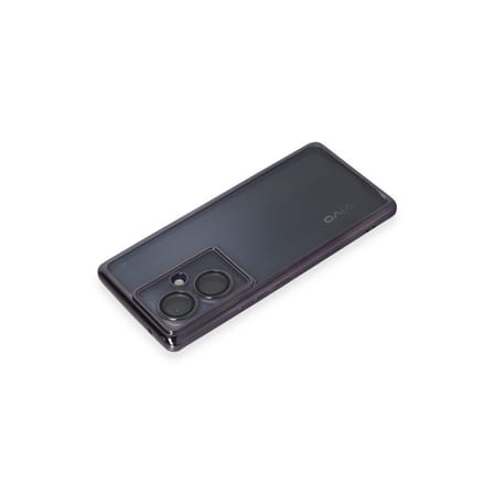 V29 Lite Kılıf Razer Lensli Silikon - Mor