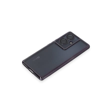 V29 Lite Kılıf Razer Lensli Silikon - Mor