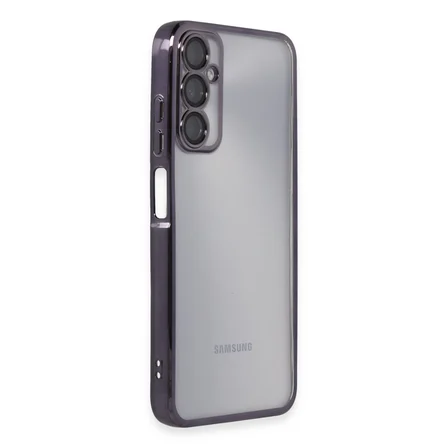 Galaxy A05S Kılıf Razer Lensli Silikon - Mor