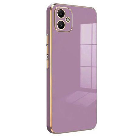 Galaxy A05 Kılıf Volet Silikon - Mor