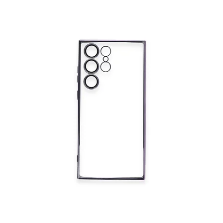 Galaxy S23 Ultra Kılıf Razer Lensli Silikon - Mor