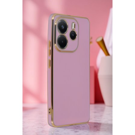 Redmi Note 14 4G Kılıf Volet Silikon - Mor