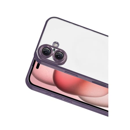 iPhone 17 Razer Lensli Silikon - Mor