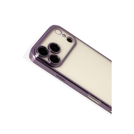 iPhone 17 Pro Razer Lensli Silikon - Mor