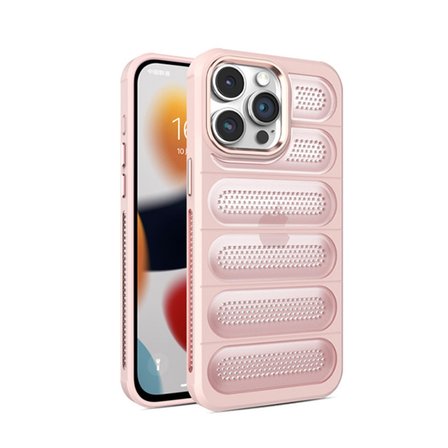 iPhone 15 Pro Kılıf Airmax Silikon Kapak - Pembe