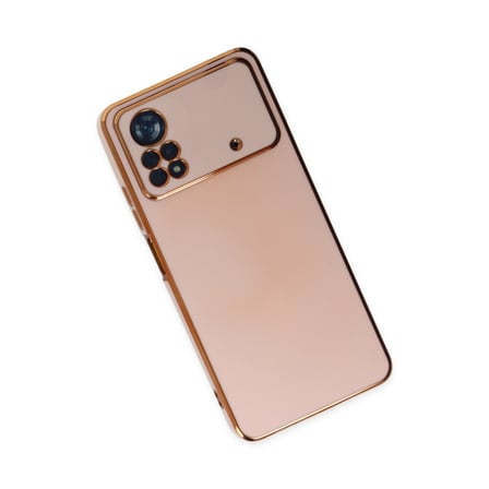 Poco X4 Pro 5G Kılıf Volet Silikon - Pembe
