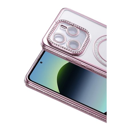 Redmi Note 14 4G Joke Simli Magneticsafe Kılıf - Pembe