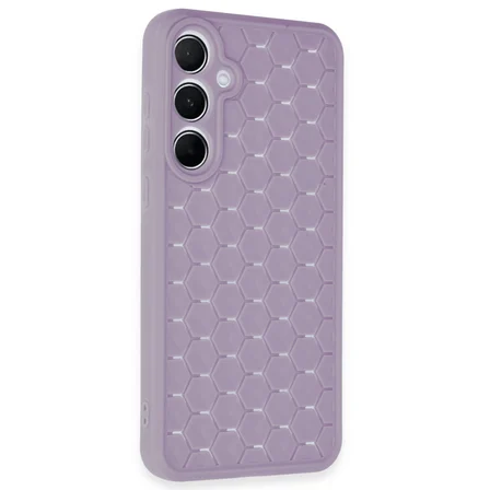 Galaxy A25 5G Kılıf Petek Silikon Kapak - Lila