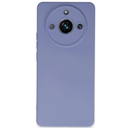 Realme 11 Pro Kılıf Nano içi Kadife Silikon - Lila