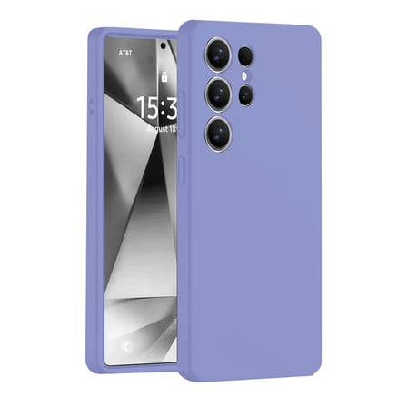 Galaxy S25 Ultra Kılıf Nano içi Kadife Silikon - Lila