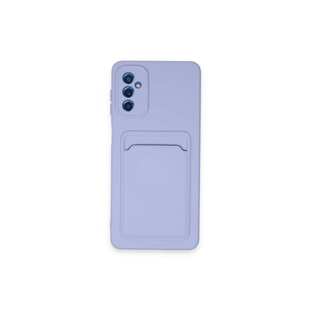Galaxy A14 4G Kılıf Kelvin Kartvizitli Silikon - Lila