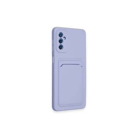 Galaxy A14 4G Kılıf Kelvin Kartvizitli Silikon - Lila