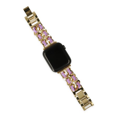 Watch 22mm KR405 Metal Bakla Kordon - Lila