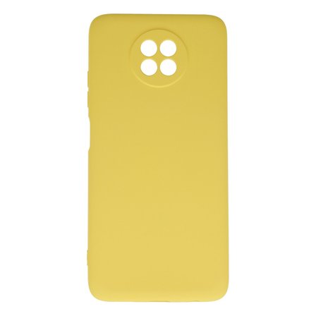 Redmi Note 9 5G Kılıf Nano içi Kadife Silikon - Sarı