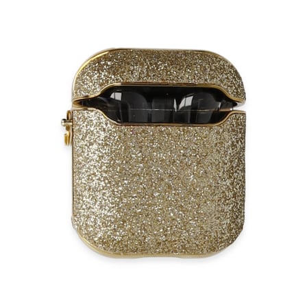 Airpods 2 (2.nesil) Spell Simli Kılıf - Gold