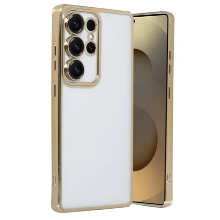 Galaxy S25 Ultra Kılıf Razer Lensli Silikon - Gold