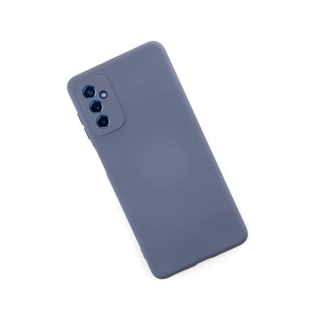 Galaxy M52 5G Kılıf Nano içi Kadife Silikon - Gri