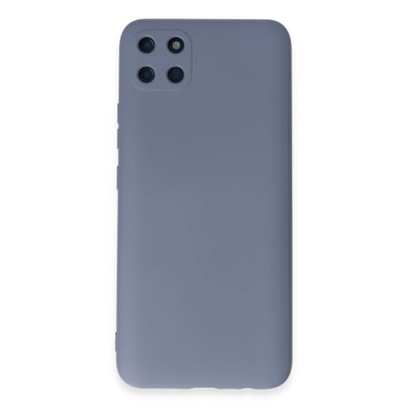 Realme C11 Kılıf Nano içi Kadife Silikon - Gri